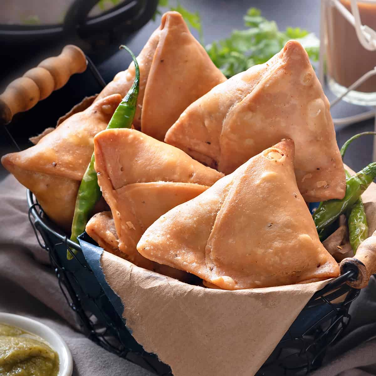 Samosa indien authentique - Spécialité Jaisalmer Lounge